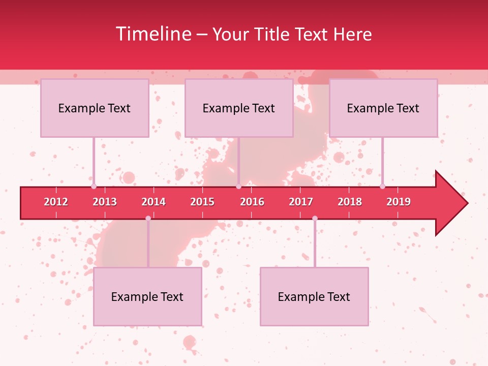 Injury Spill Inkblot PowerPoint Template