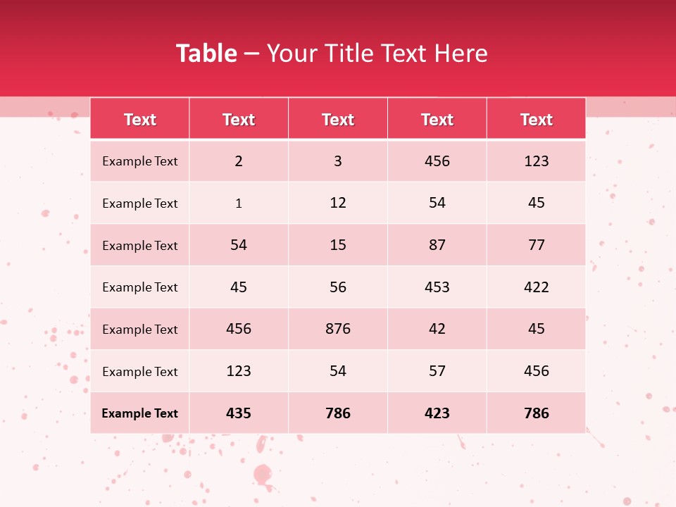 Injury Spill Inkblot PowerPoint Template