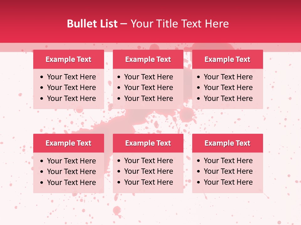 Injury Spill Inkblot PowerPoint Template