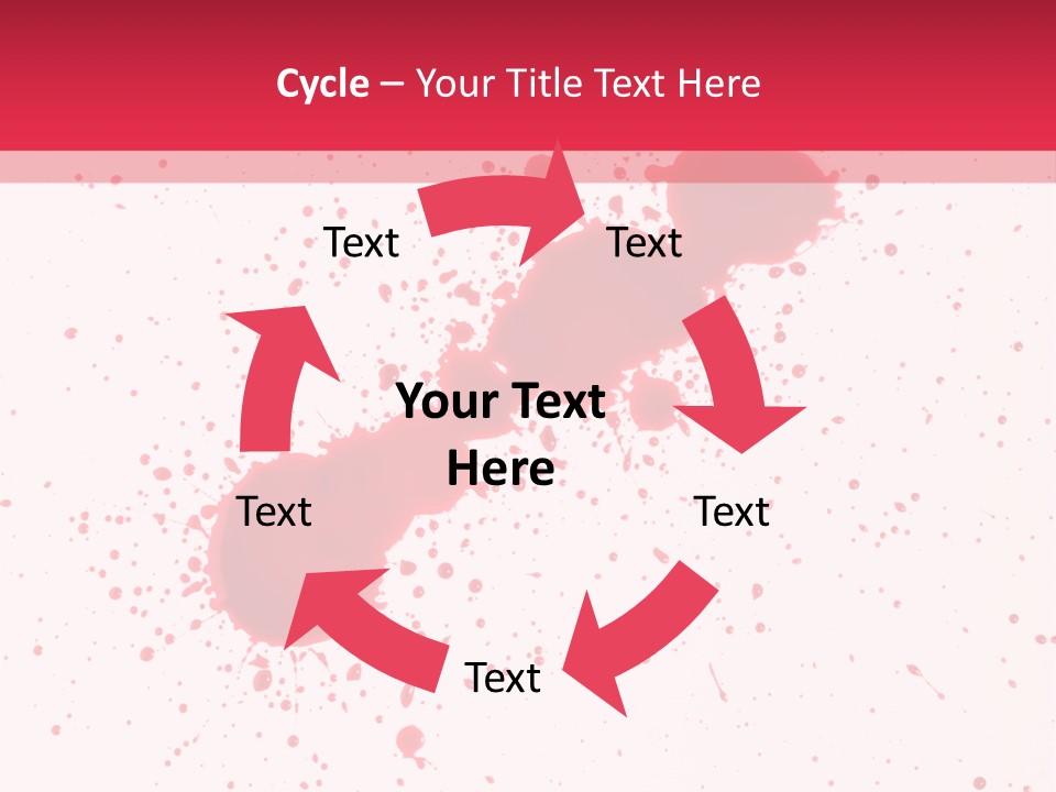 Injury Spill Inkblot PowerPoint Template