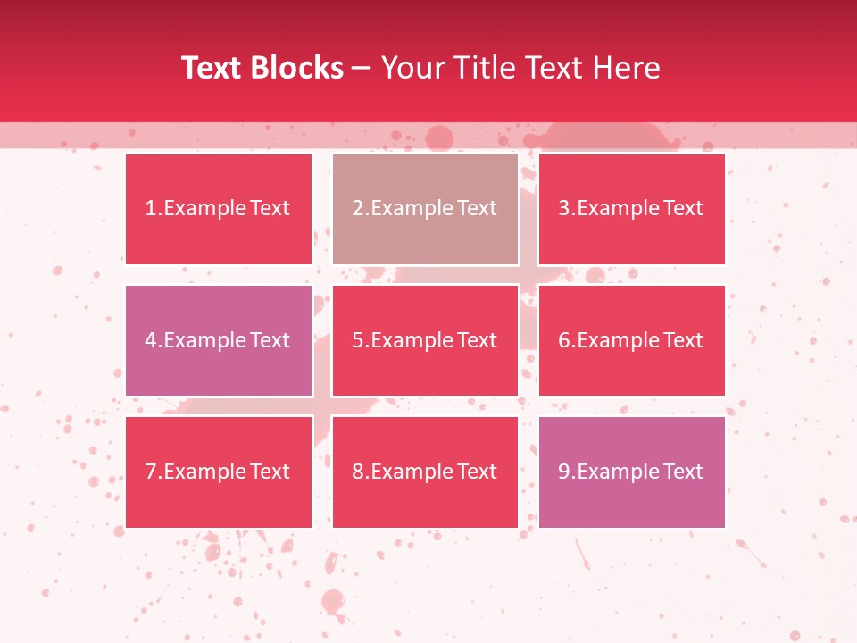 Injury Spill Inkblot PowerPoint Template