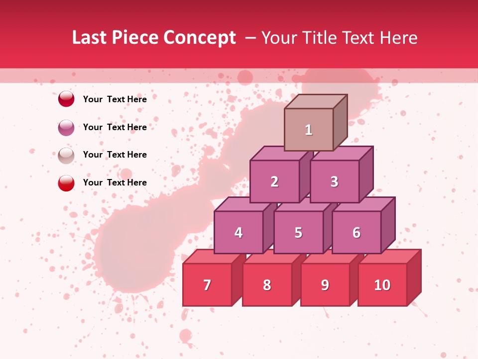 Injury Spill Inkblot PowerPoint Template