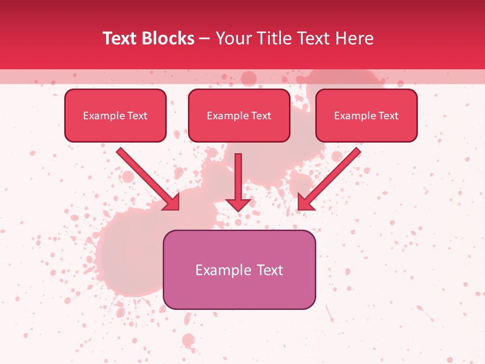Injury Spill Inkblot PowerPoint Template