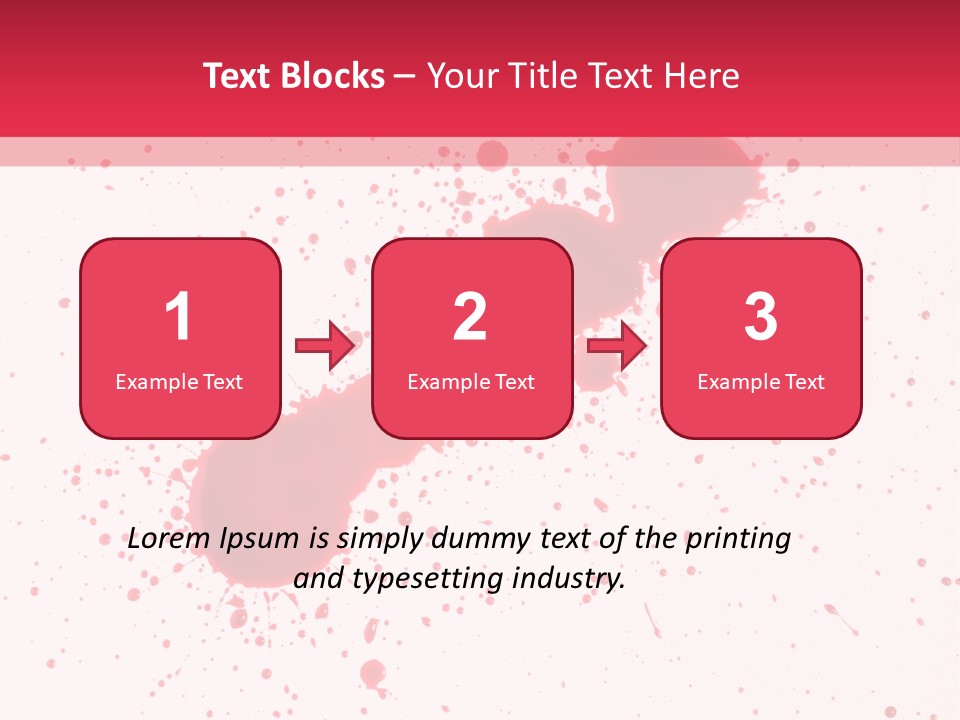 Injury Spill Inkblot PowerPoint Template