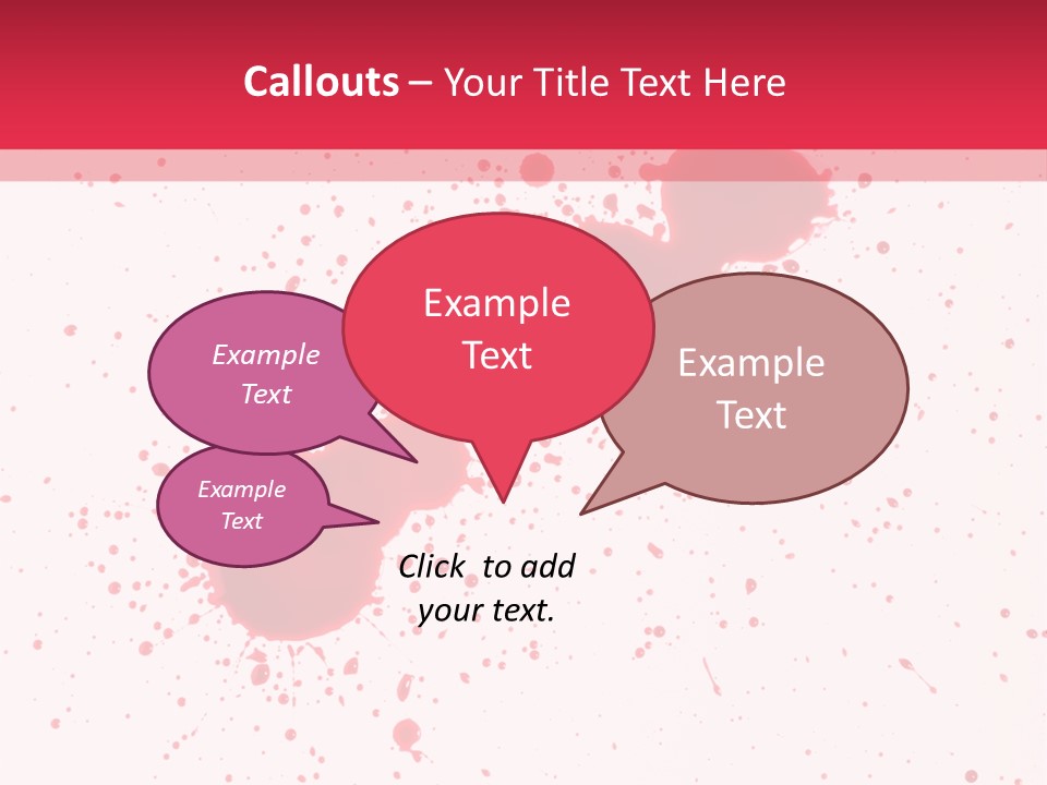 Injury Spill Inkblot PowerPoint Template