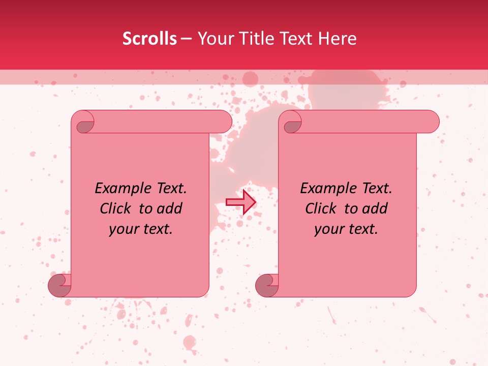 Injury Spill Inkblot PowerPoint Template