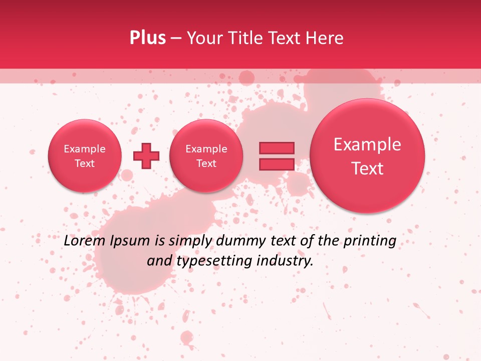 Injury Spill Inkblot PowerPoint Template