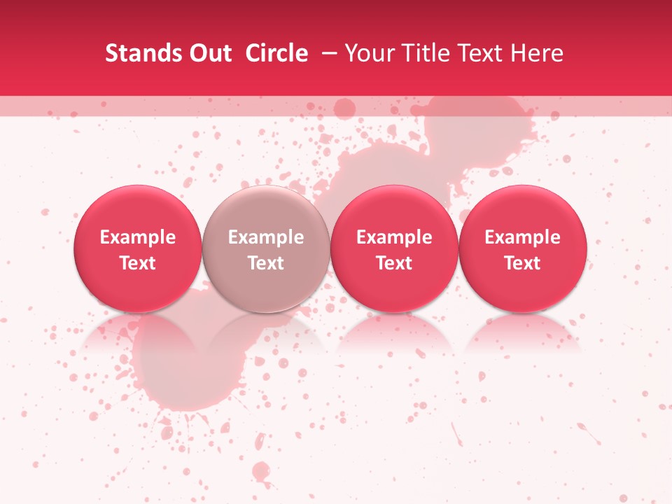 Injury Spill Inkblot PowerPoint Template