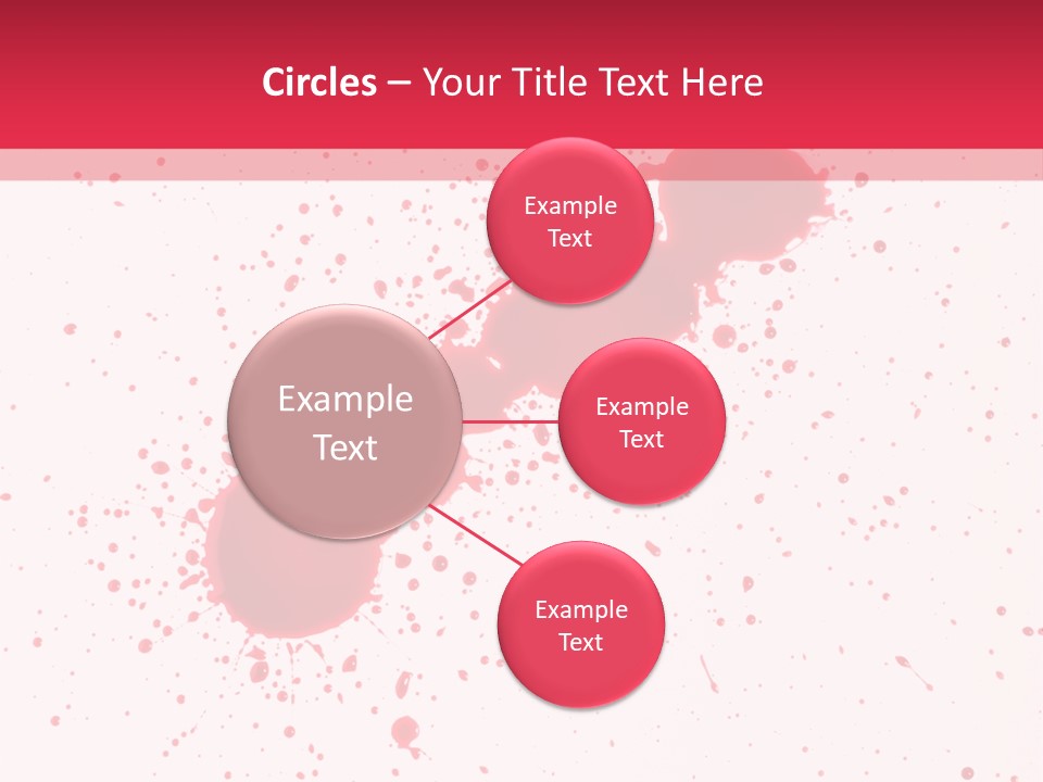 Injury Spill Inkblot PowerPoint Template