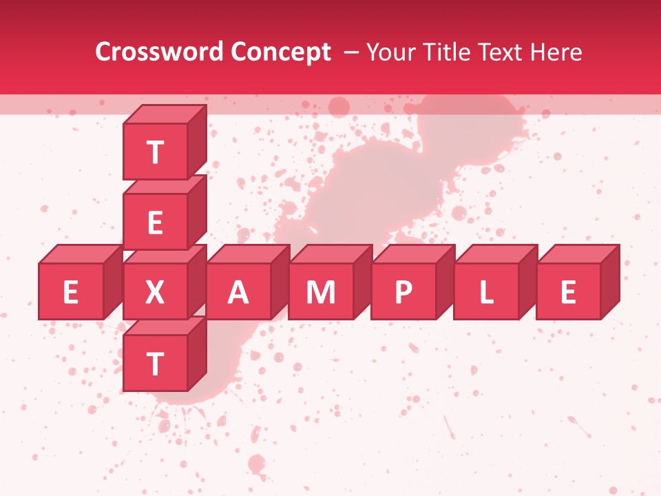 Injury Spill Inkblot PowerPoint Template