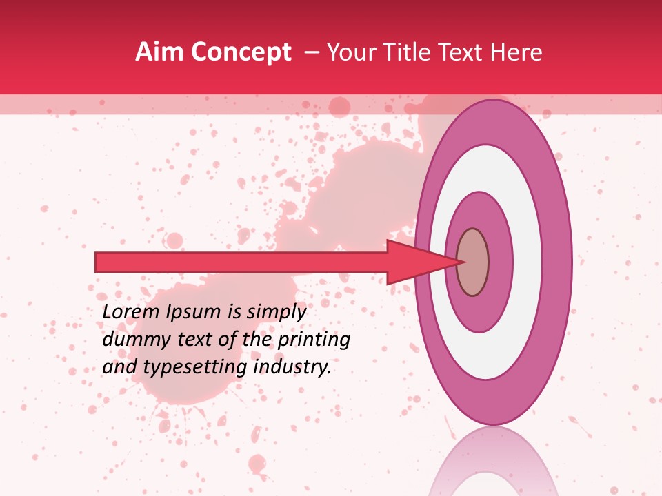 Injury Spill Inkblot PowerPoint Template