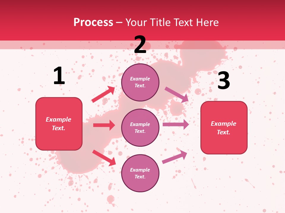 Injury Spill Inkblot PowerPoint Template