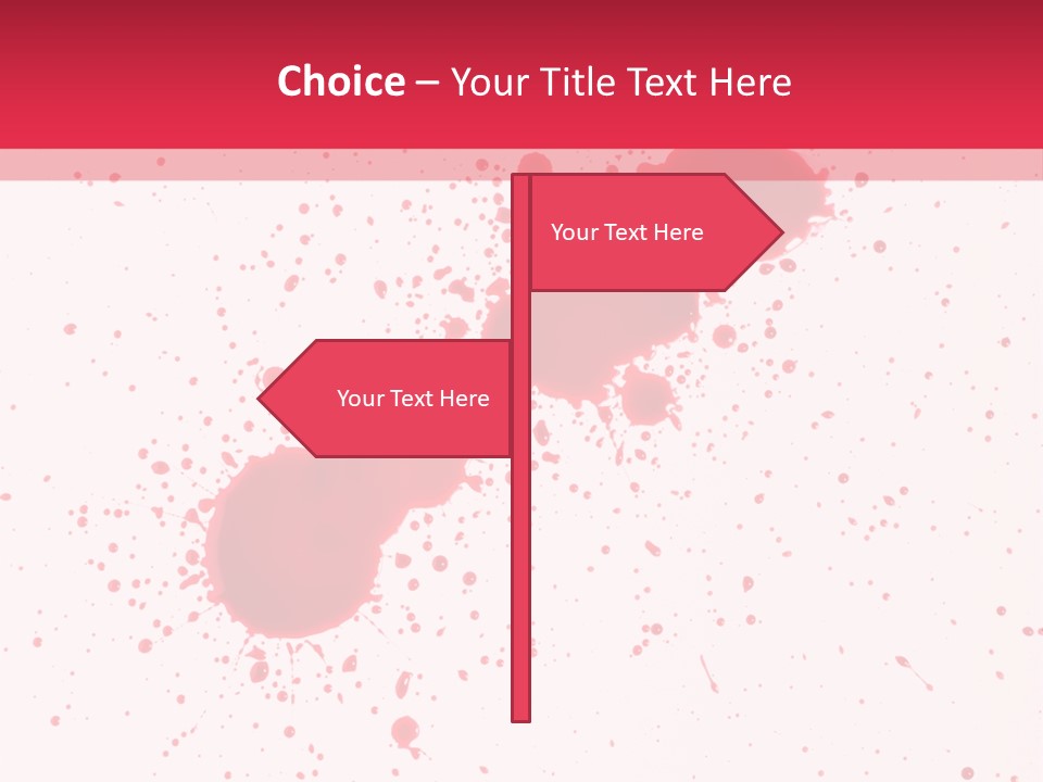 Injury Spill Inkblot PowerPoint Template