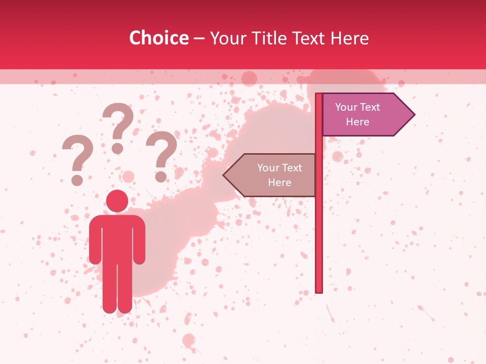 Injury Spill Inkblot PowerPoint Template