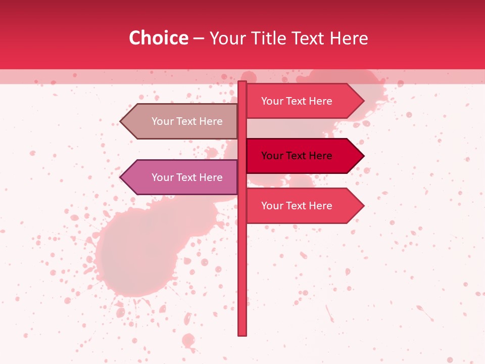 Injury Spill Inkblot PowerPoint Template