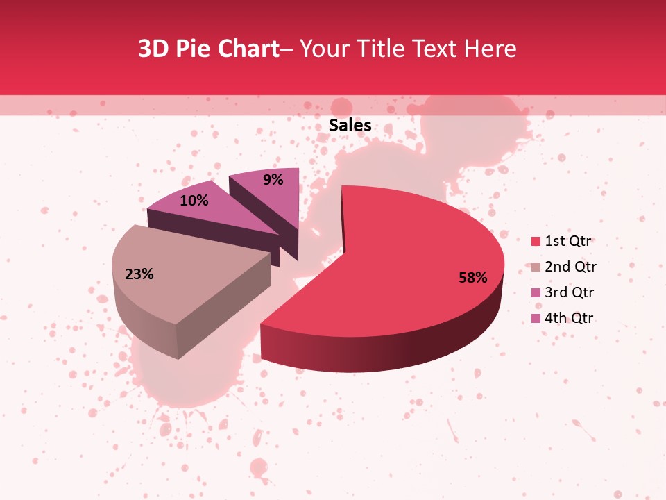 Injury Spill Inkblot PowerPoint Template