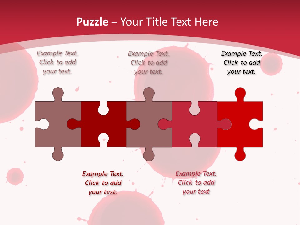 Dribble Blood Evil PowerPoint Template