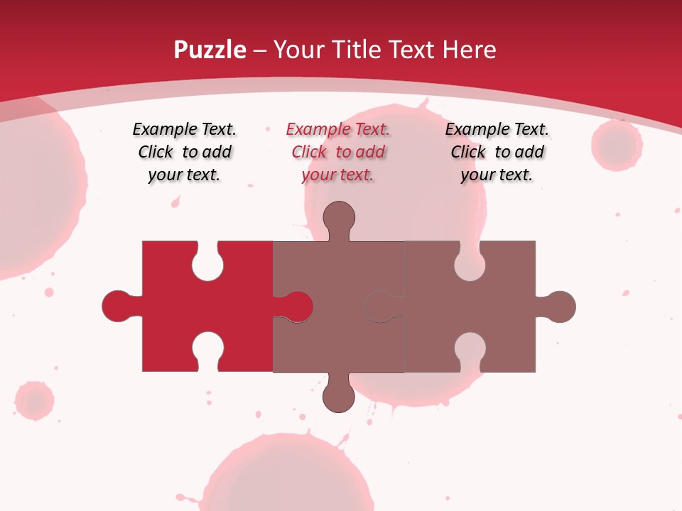 Dribble Blood Evil PowerPoint Template