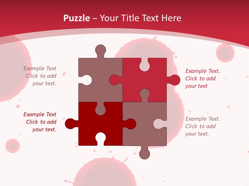 Dribble Blood Evil PowerPoint Template