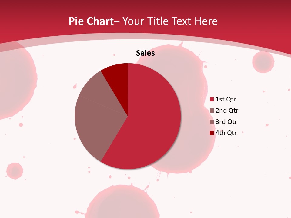 Dribble Blood Evil PowerPoint Template