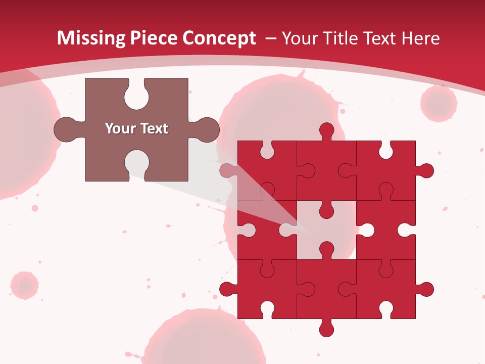 Dribble Blood Evil PowerPoint Template