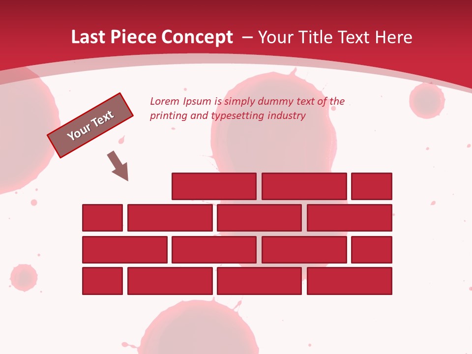 Dribble Blood Evil PowerPoint Template