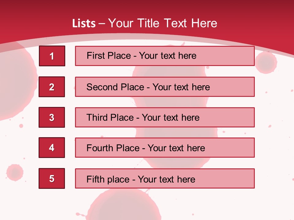 Dribble Blood Evil PowerPoint Template