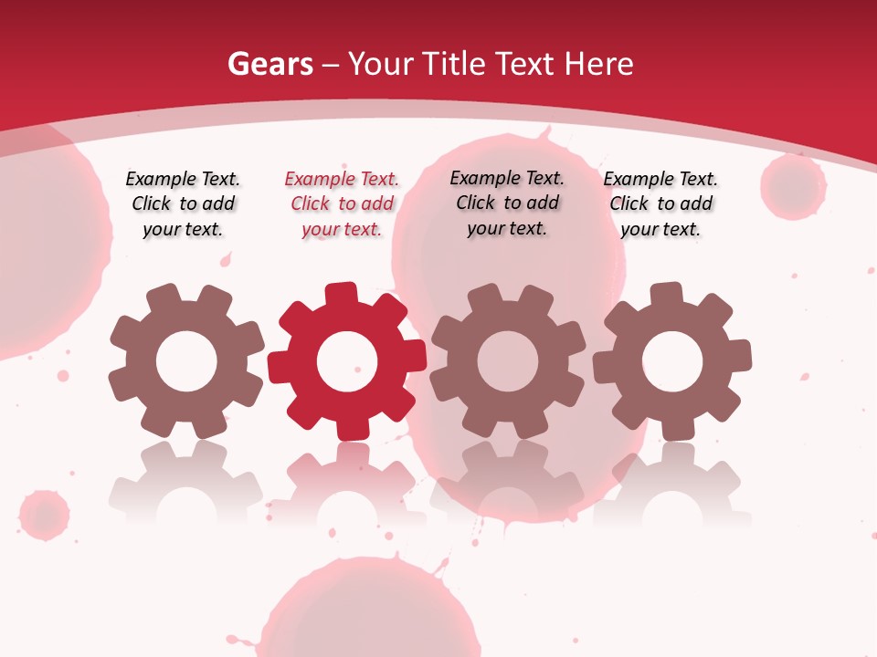 Dribble Blood Evil PowerPoint Template