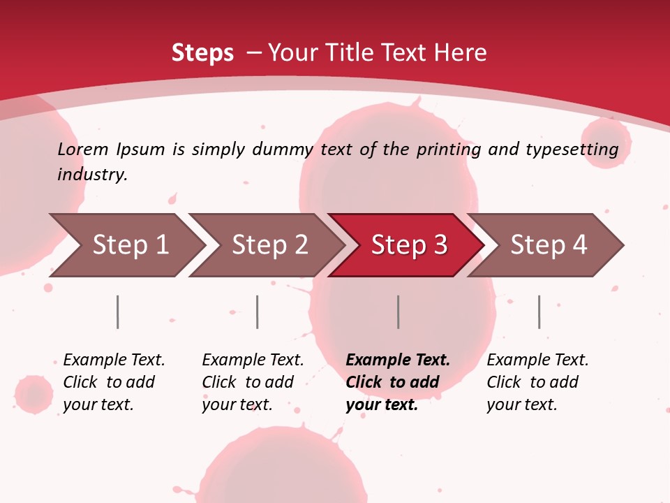 Dribble Blood Evil PowerPoint Template
