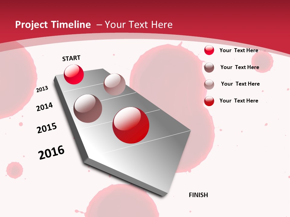 Dribble Blood Evil PowerPoint Template