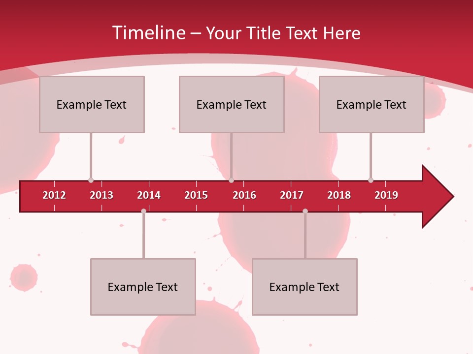 Dribble Blood Evil PowerPoint Template