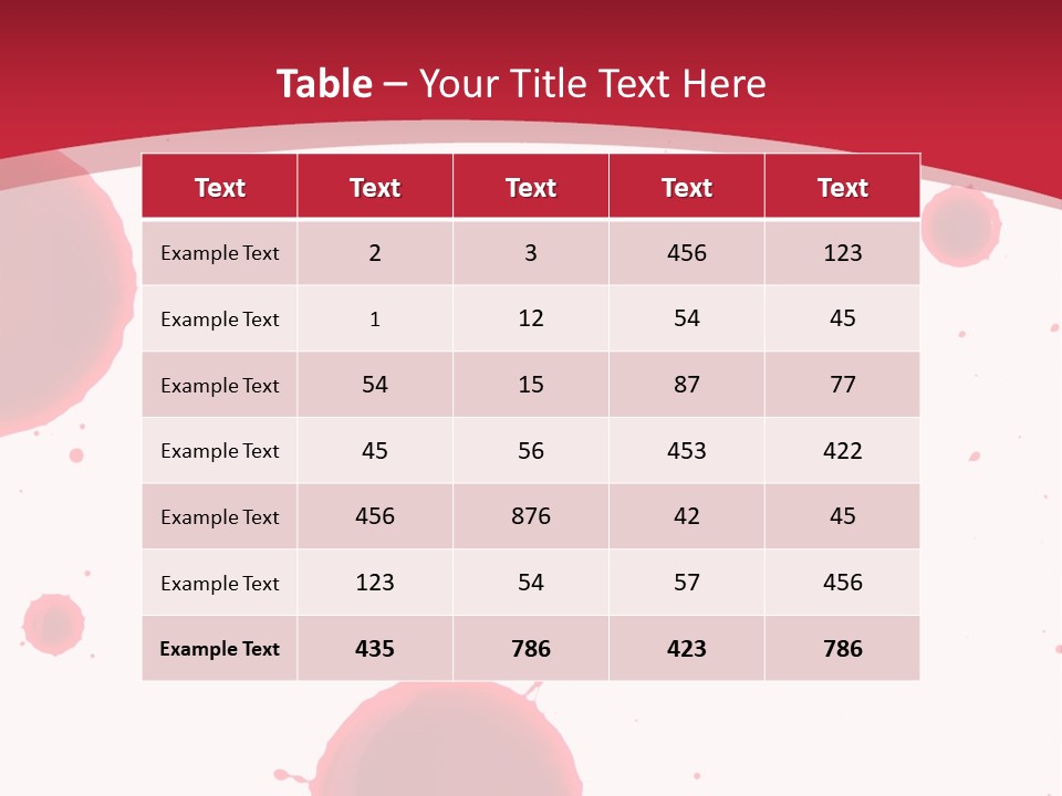 Dribble Blood Evil PowerPoint Template