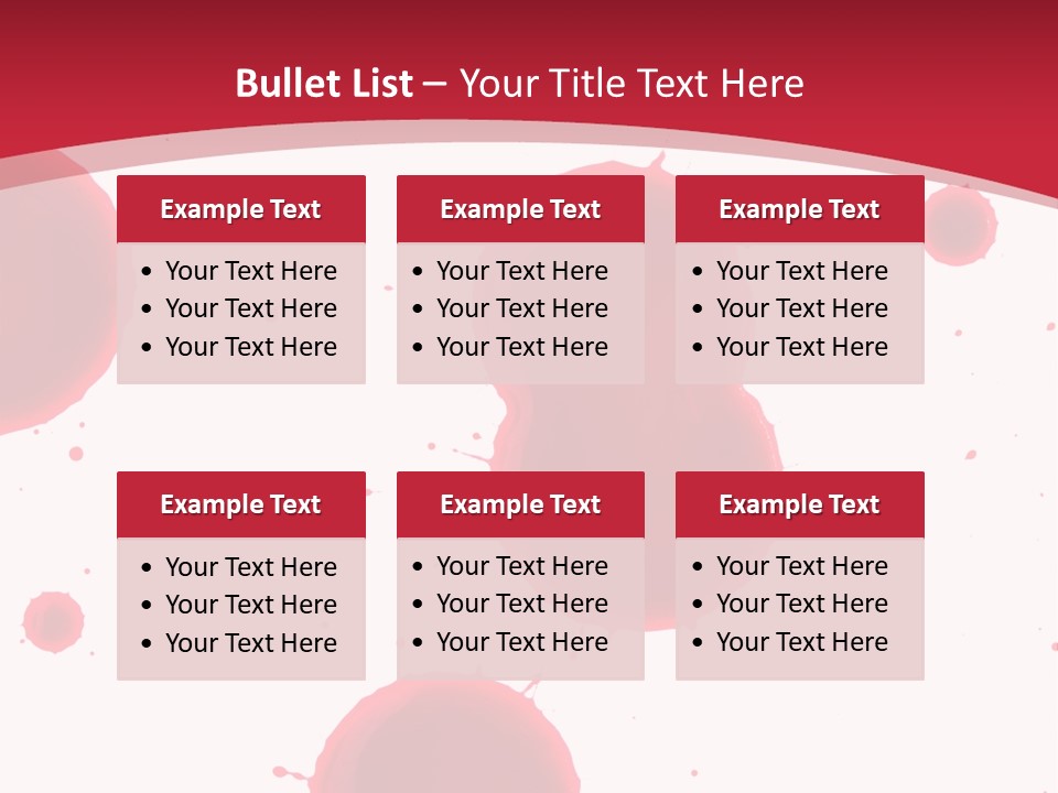 Dribble Blood Evil PowerPoint Template