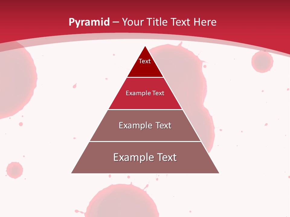 Dribble Blood Evil PowerPoint Template