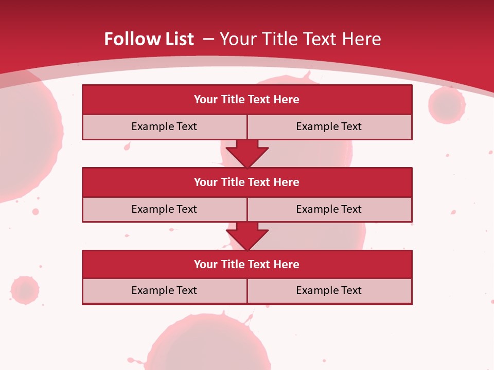 Dribble Blood Evil PowerPoint Template