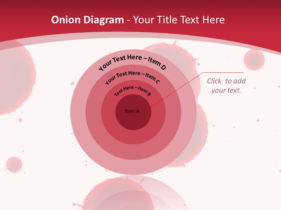 Dribble Blood Evil PowerPoint Template