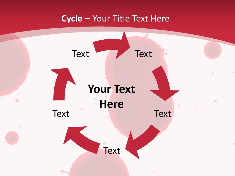 Dribble Blood Evil PowerPoint Template
