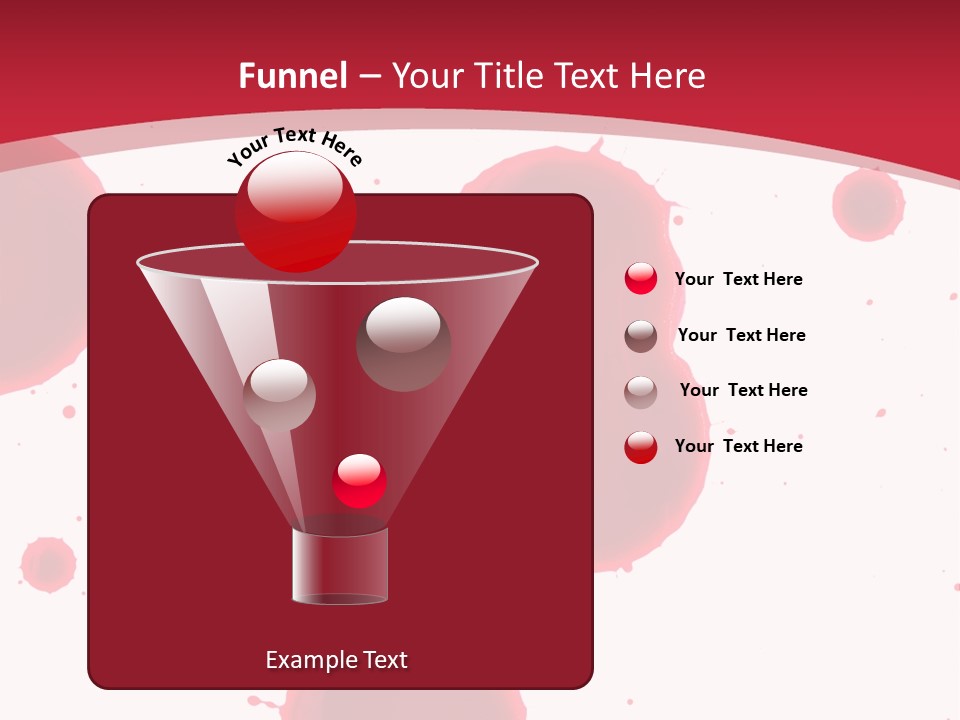 Dribble Blood Evil PowerPoint Template