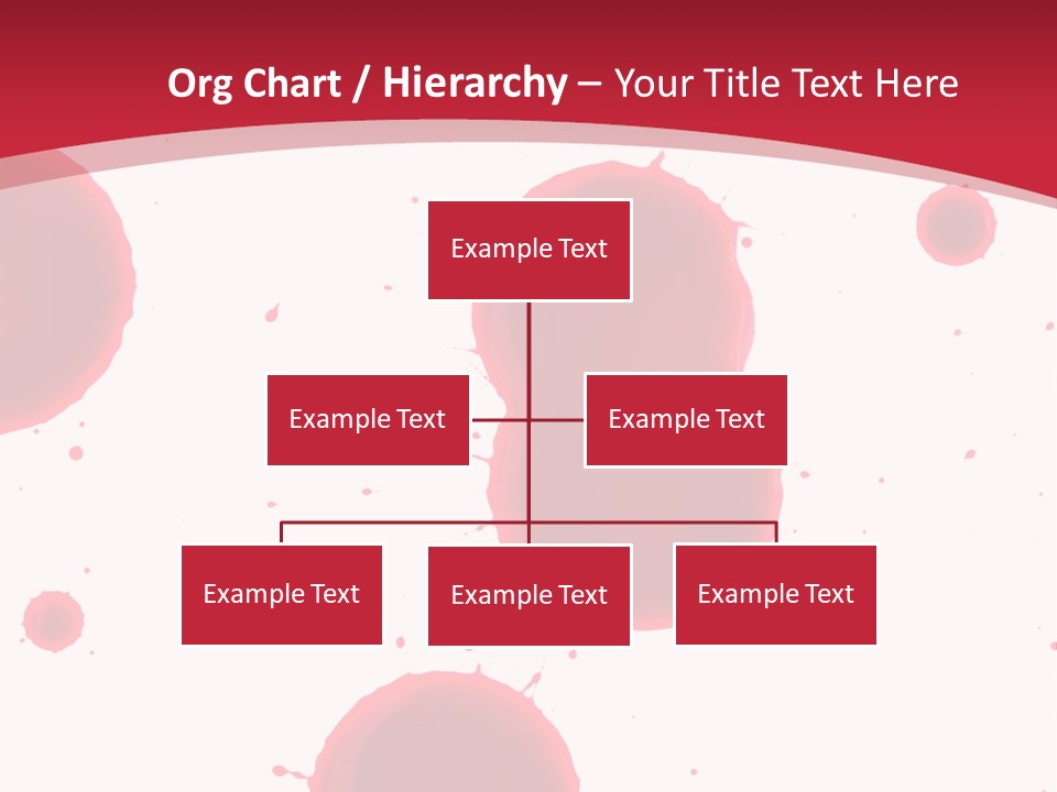 Dribble Blood Evil PowerPoint Template