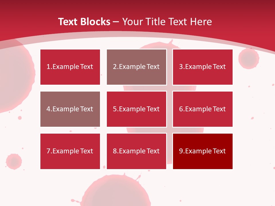 Dribble Blood Evil PowerPoint Template