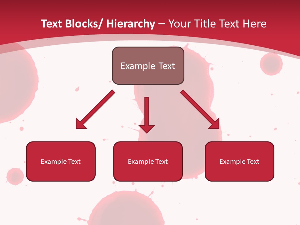 Dribble Blood Evil PowerPoint Template