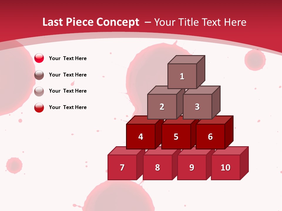 Dribble Blood Evil PowerPoint Template