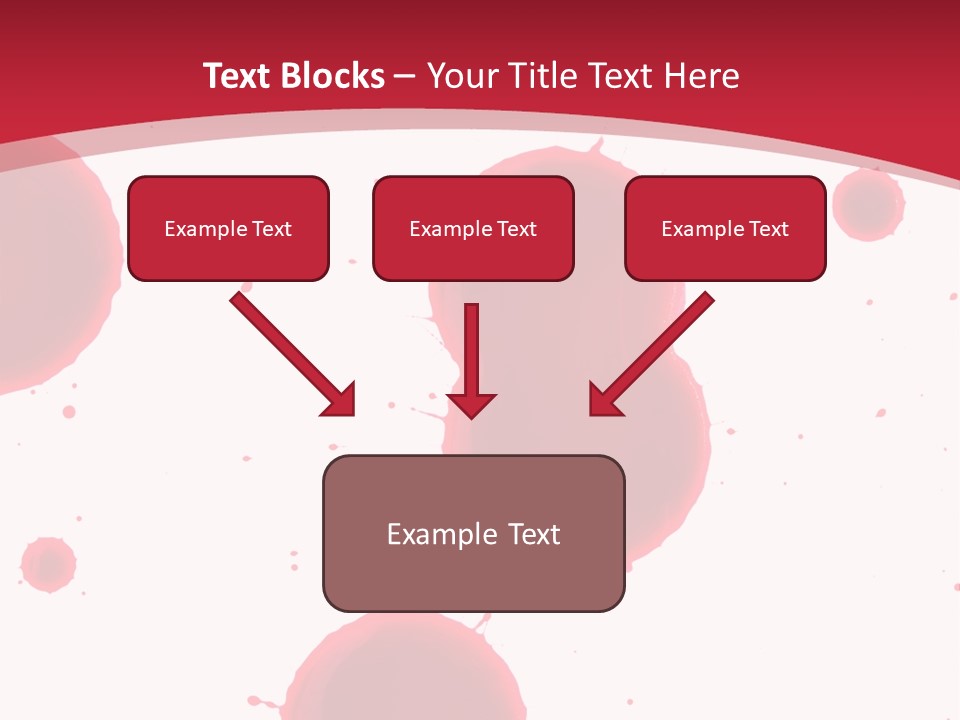 Dribble Blood Evil PowerPoint Template