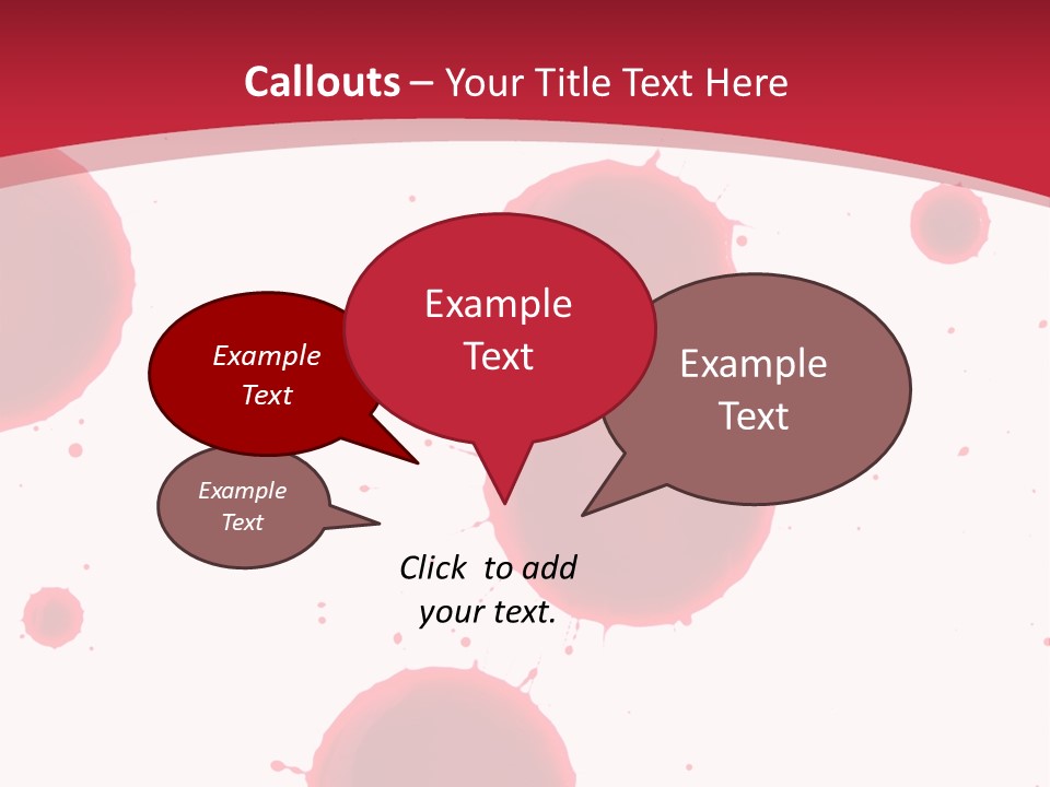 Dribble Blood Evil PowerPoint Template