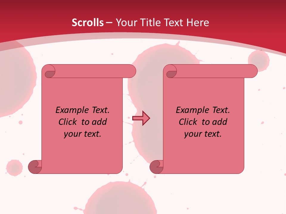 Dribble Blood Evil PowerPoint Template