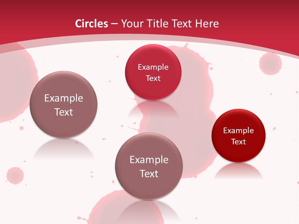 Dribble Blood Evil PowerPoint Template