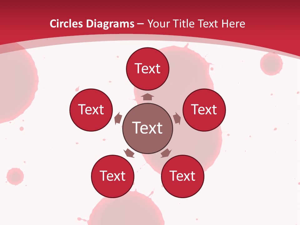 Dribble Blood Evil PowerPoint Template