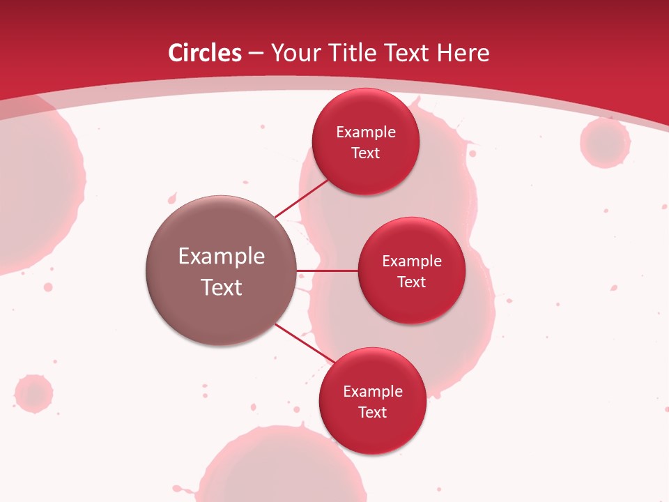 Dribble Blood Evil PowerPoint Template