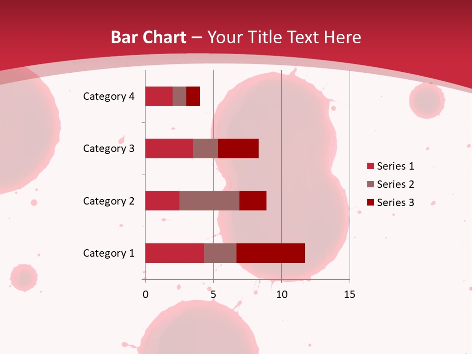 Dribble Blood Evil PowerPoint Template