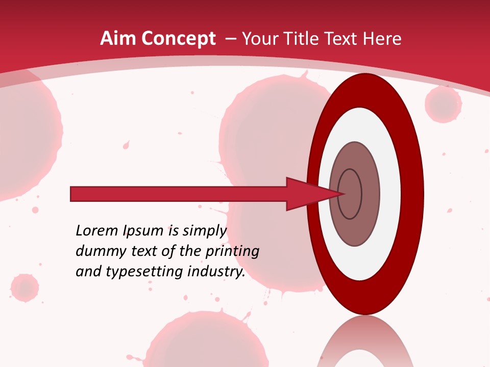 Dribble Blood Evil PowerPoint Template